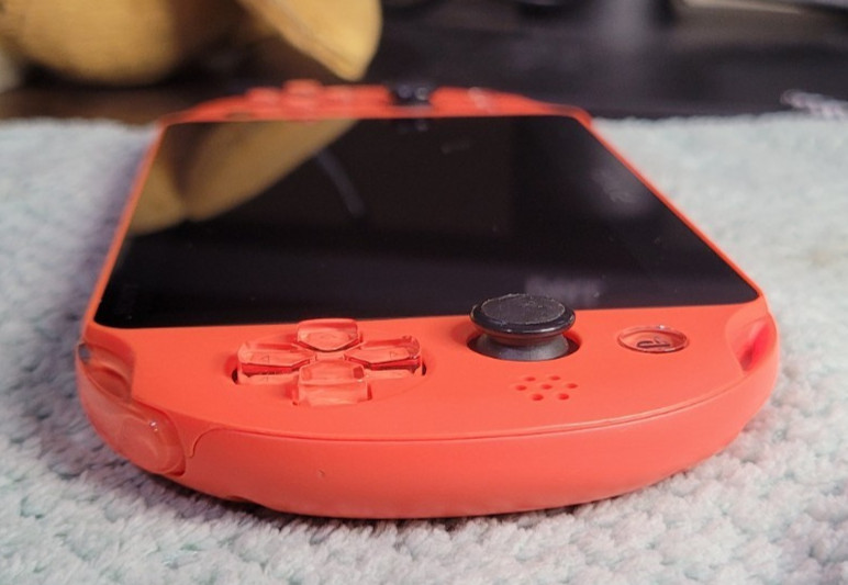 PlayStation Vita 2000 Orange Console PS Vita Slim Tested Working English Set