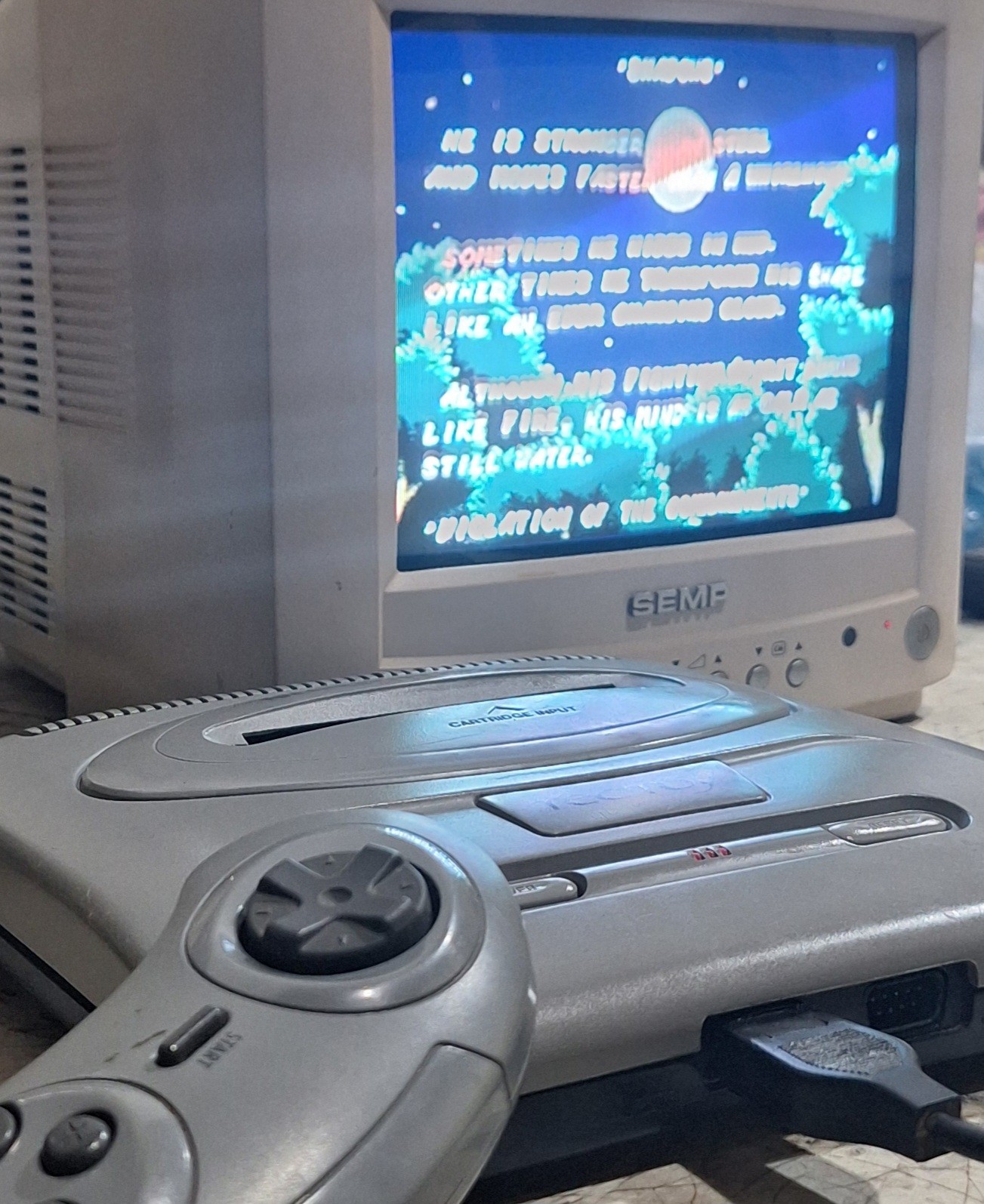 tec toy super mega drive 3 with 43 games & controler original tectoy
