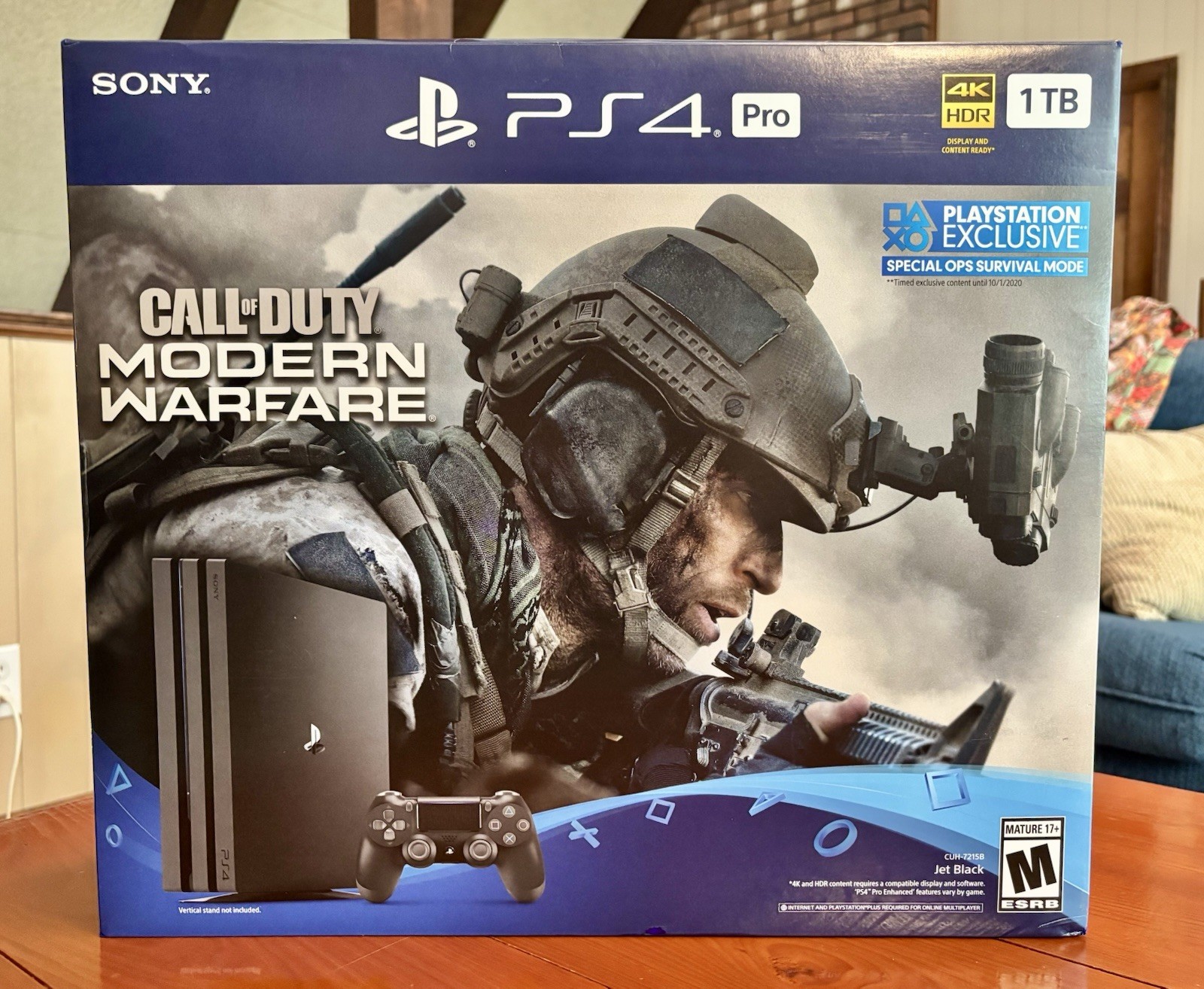 Sony PlayStation 4 (PS4) Pro 1TB Console – Call of Duty: Modern Warfare OPEN BOX
