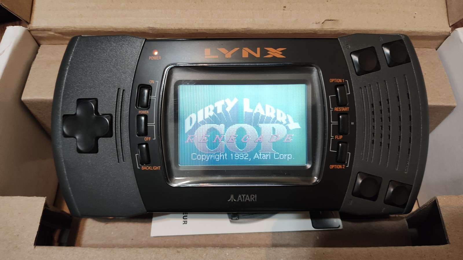 Atari Lynx Model 2 Handheld Console Complete In Box CIB With 3 Games