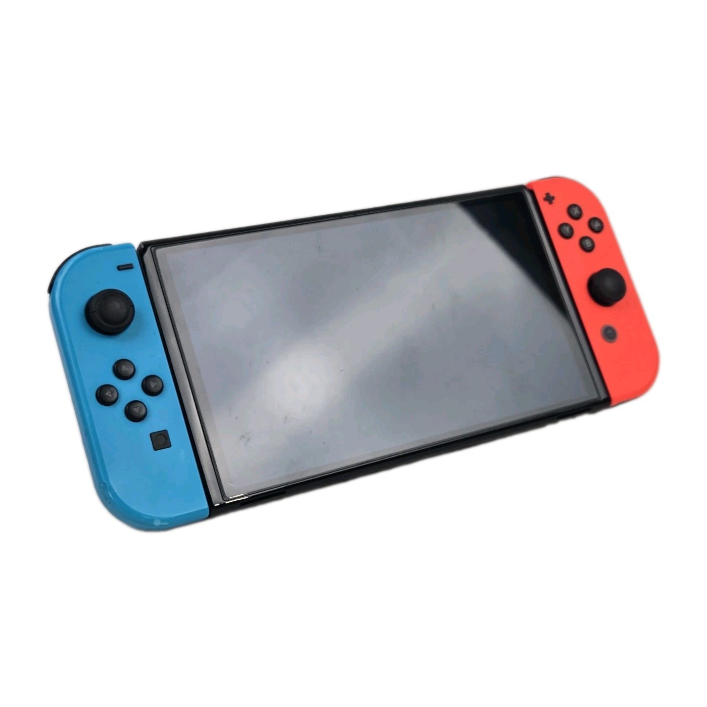 Nintendo Switch OLED Model HEG-001 Handheld 64GB White W/ Cords & Game Tested