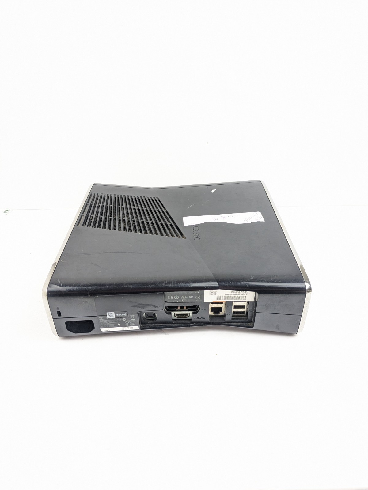 Microsoft Xbox 360 Slim No Hard Drive Glossy Black Model 1439 8