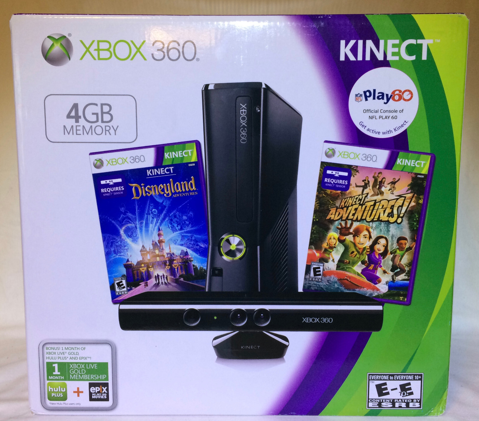 Microsoft XBOX 360 Kinect Holiday Bundle w/Disneyland Adventures & Kinect