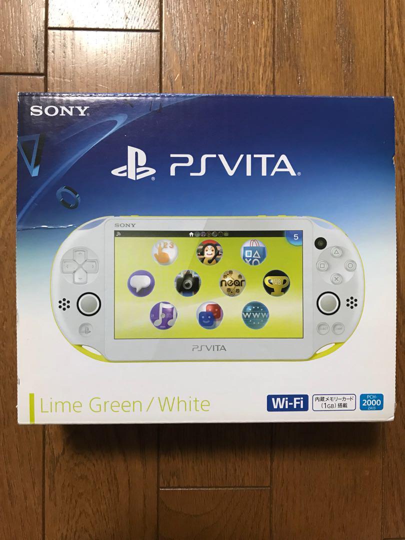 Playstation PS vita pCH2000-zA13 white console only From japan W/box charger