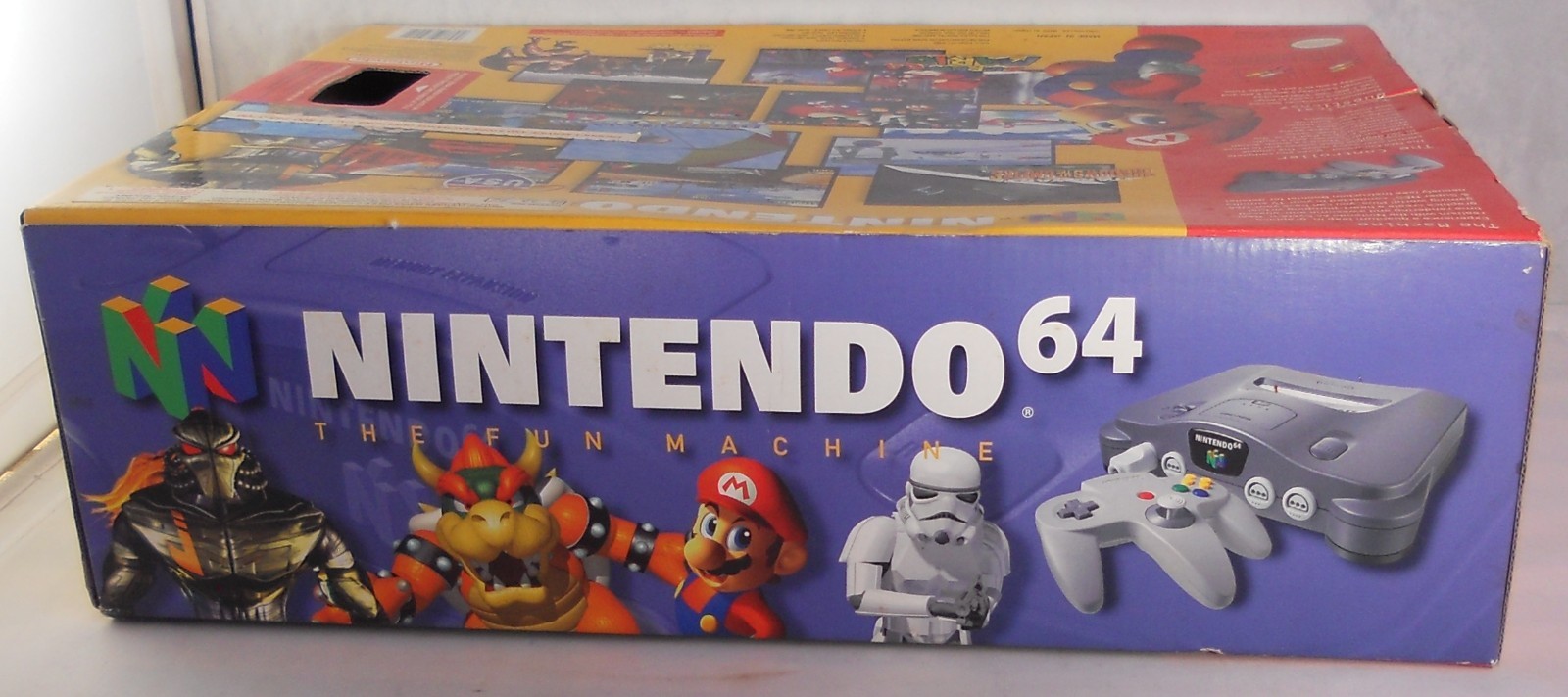 1996 Nintendo 64 Launch Edition Console Game Control Deck Complete in Box CIB