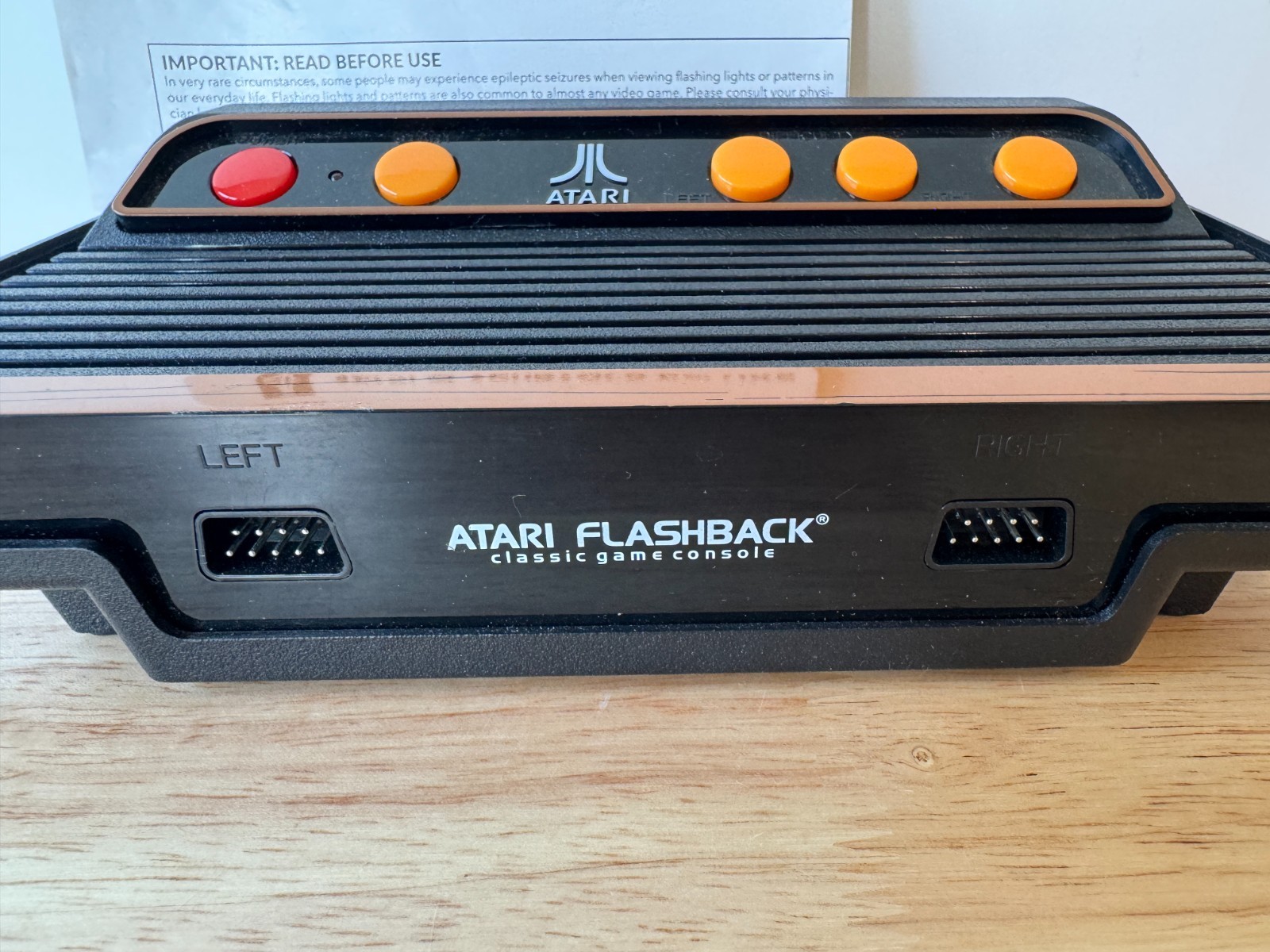 Atari Flashback 9 – 100+ Games UNIT ONLY No Controllers or Power Supply UNTESTED