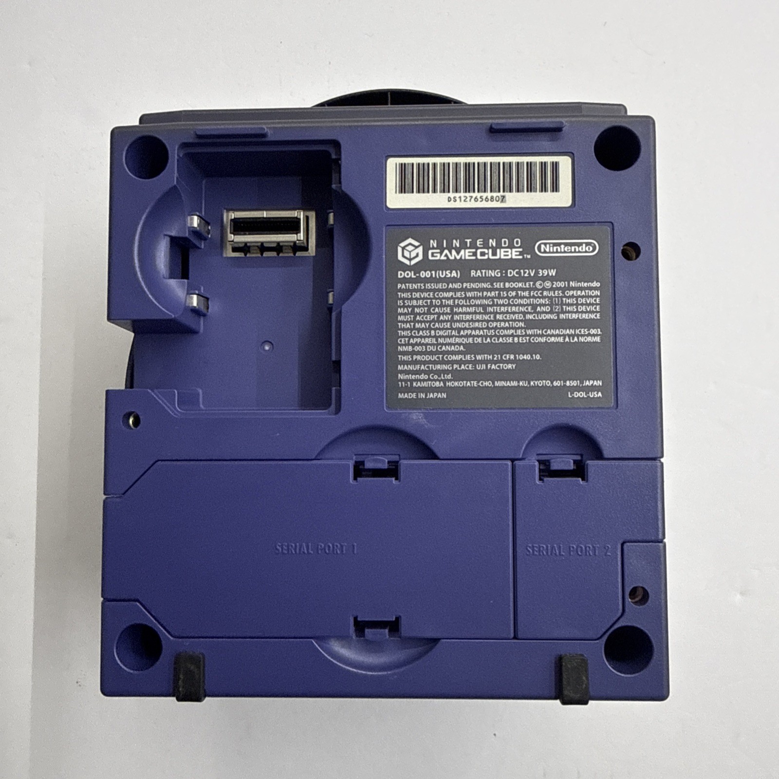 GameCube – Nintendo Console System – Indigo Purple Tested #2939 Discolored