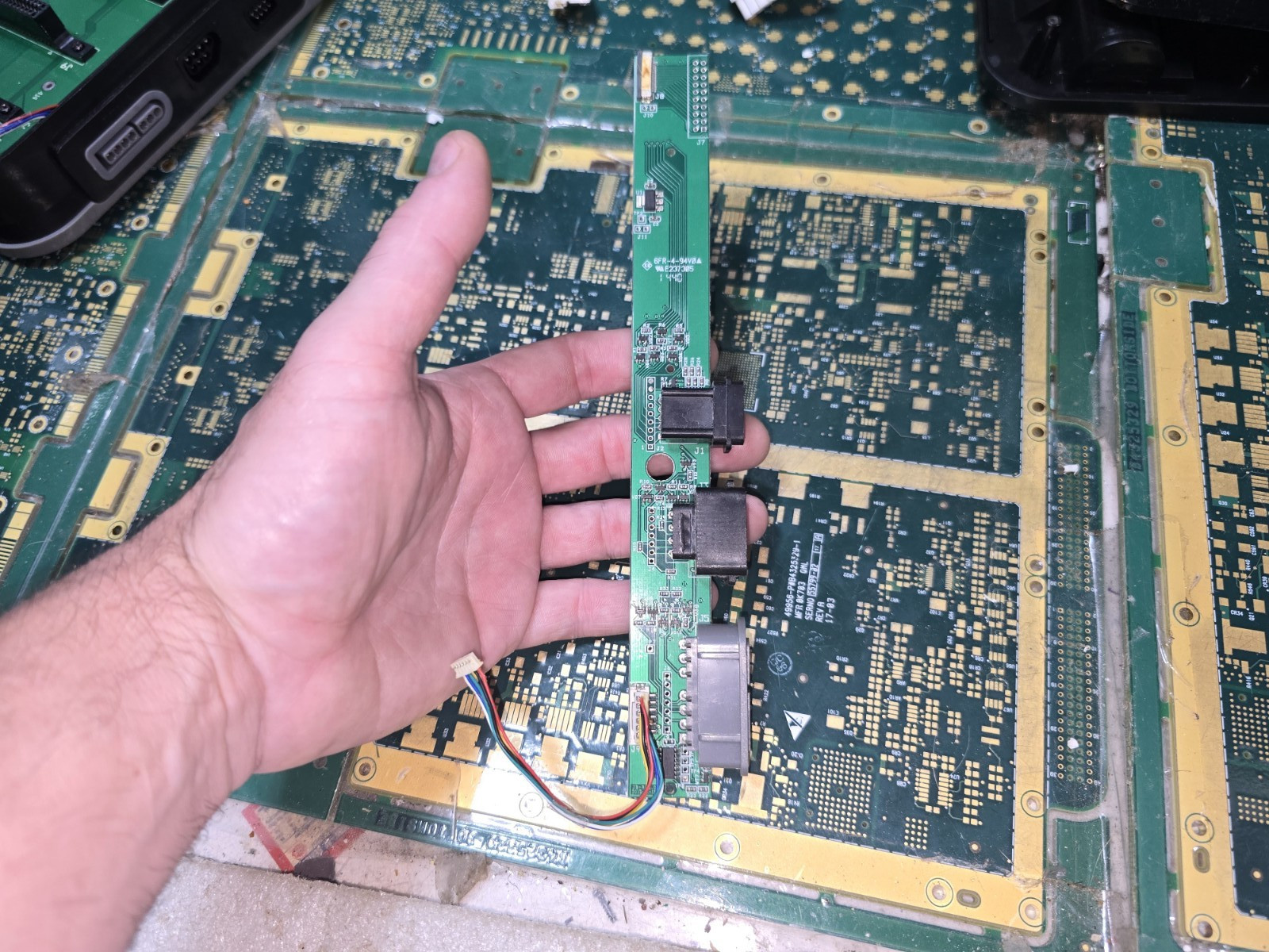 Hyperkin Retron 5 Right Side Controller Port Board w/Cable ONLY-Good-Tested-READ