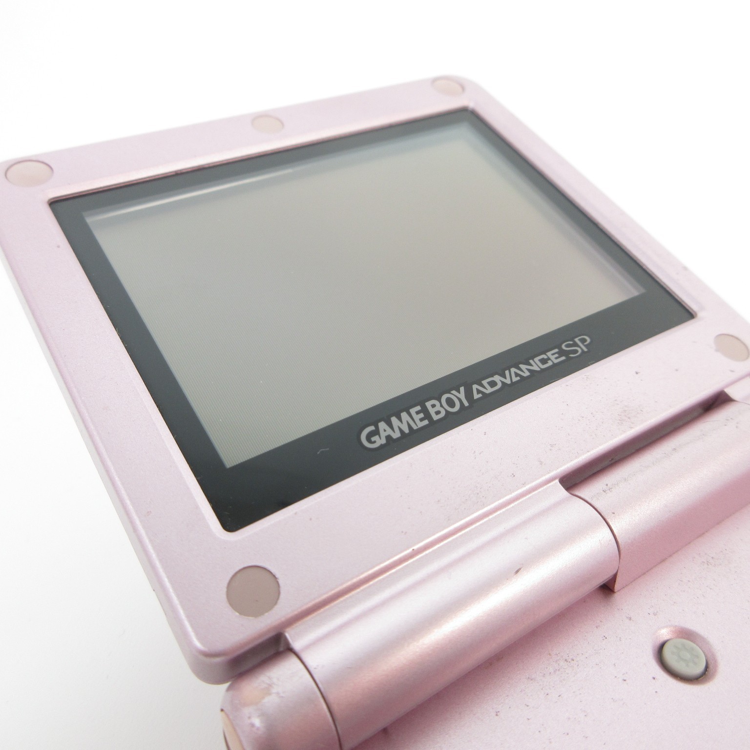 【Excellent】Nintendo GameBoy Advance SP Pearl Pink GBA Console #RET0309/01