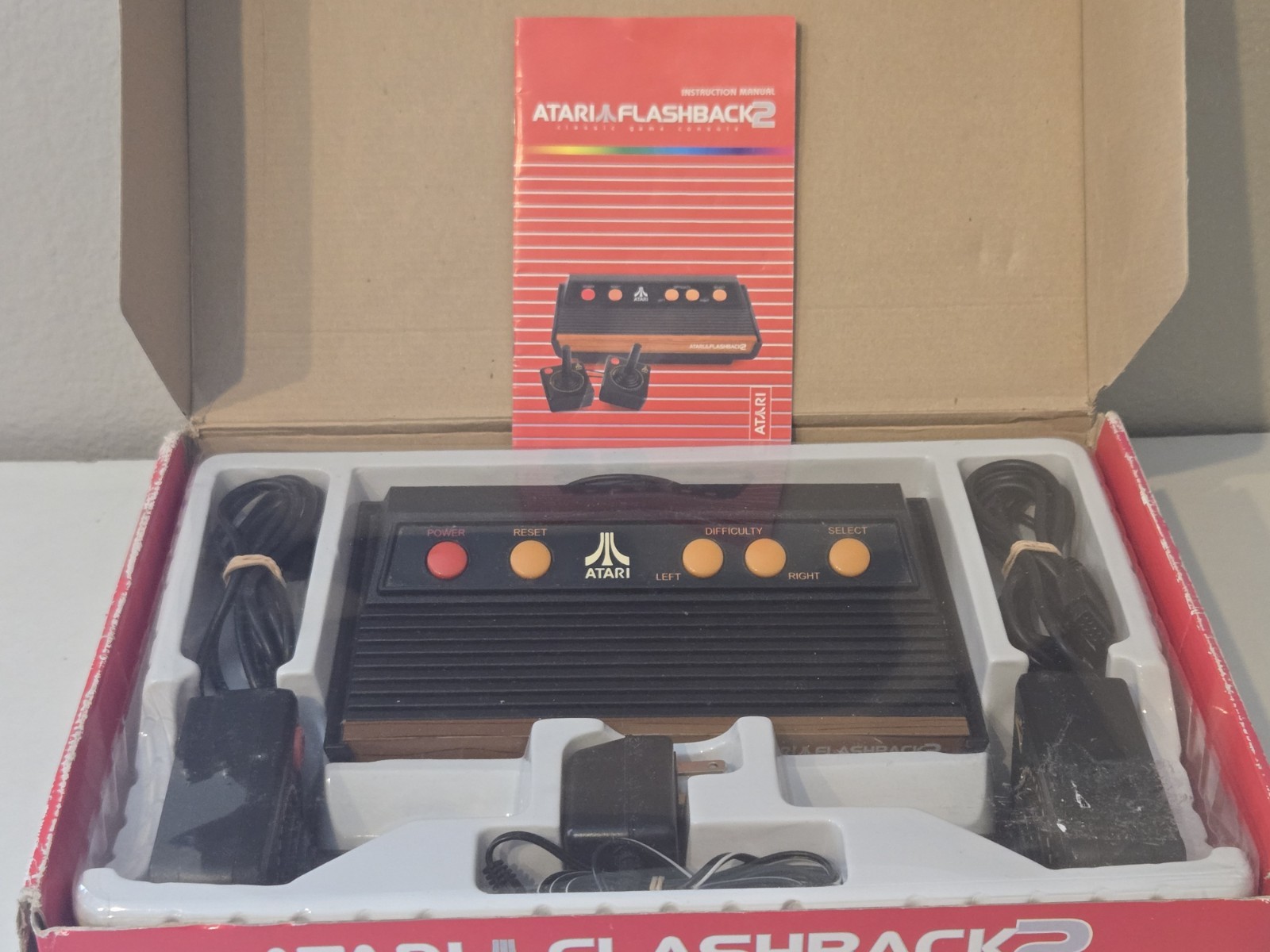 Atari Flashback 2 Console System Complete in Box Tested Working
