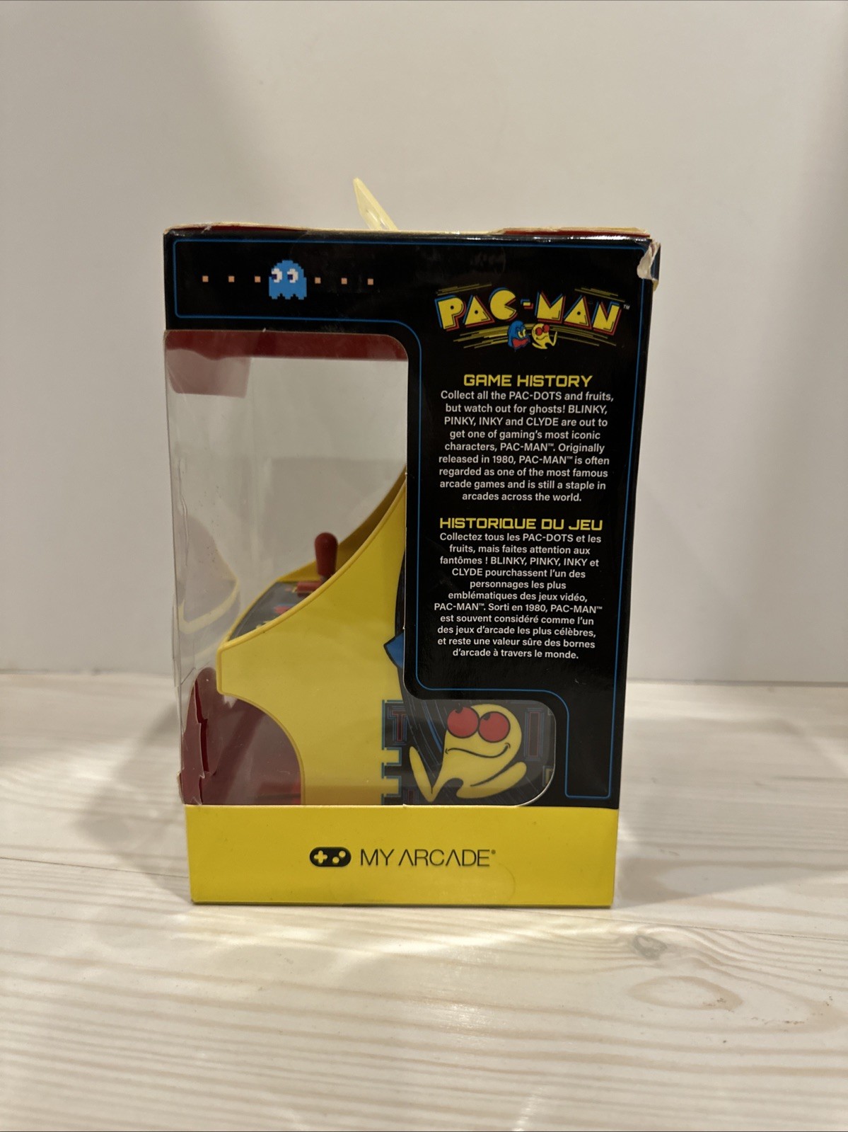 My Arcade Pac-Man Micro Player Retro Arcade Machine -6 Inch Cabinet Damaged Box