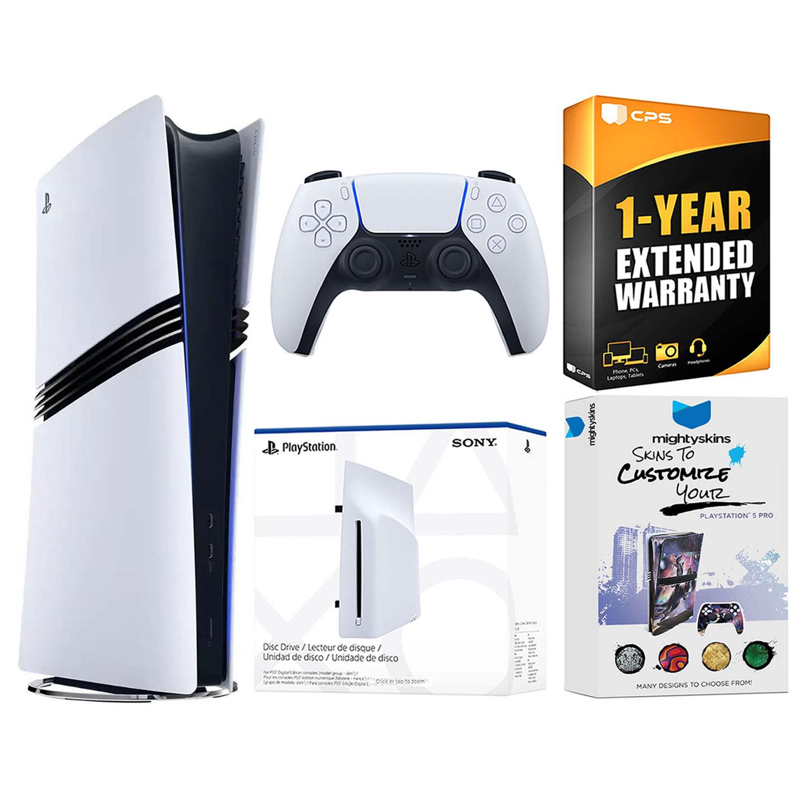 Sony PS5 Pro Digital Console + Disc Drive Attachment