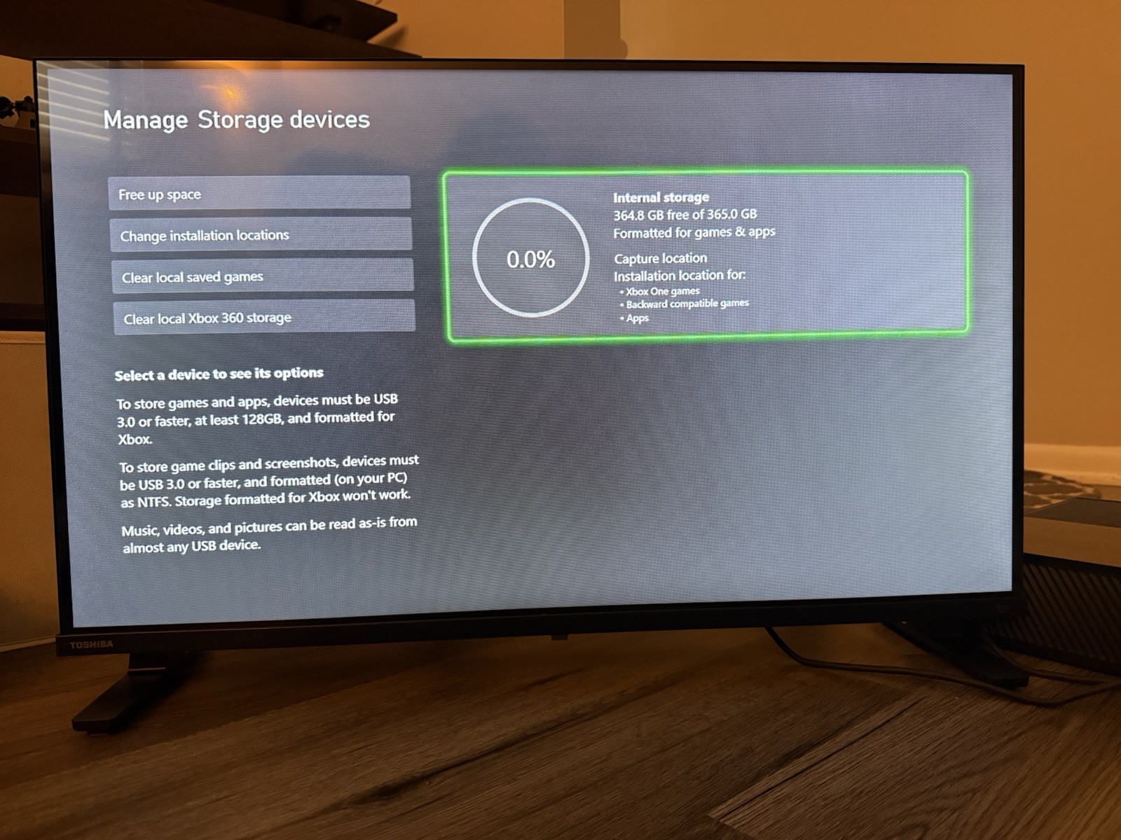 Microsoft Xbox One Model 1540 365GB Black Gaming Console with Controller