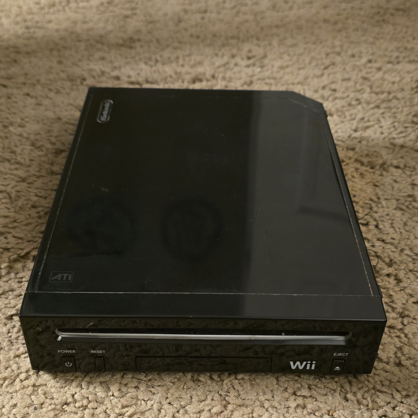 Nintendo Wii RVL-101(USA) Black Wi-Fi 480p USB NTSC-U/C Console MPN RVL-101