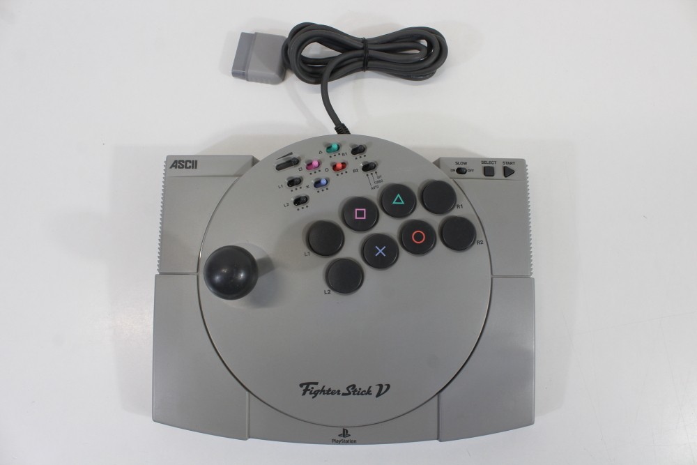 ASCII Fighter Stick V Arcade Joystick Controller ASC-0501J PlayStation 532
