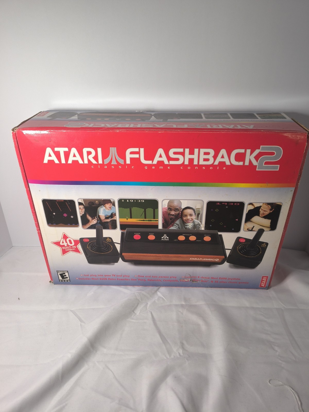 Atari Flashback 2 Classic Game Console 26519, CIB w/ Controllers