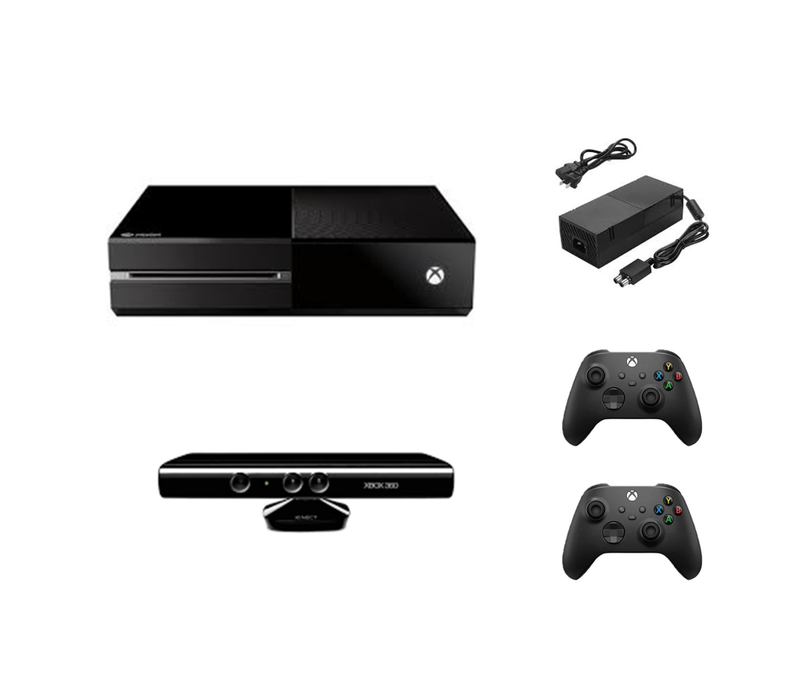 Xbox One Kinect Lot (COD Infinite Warfare, Battlefield 1, Overwatch, Destiny)