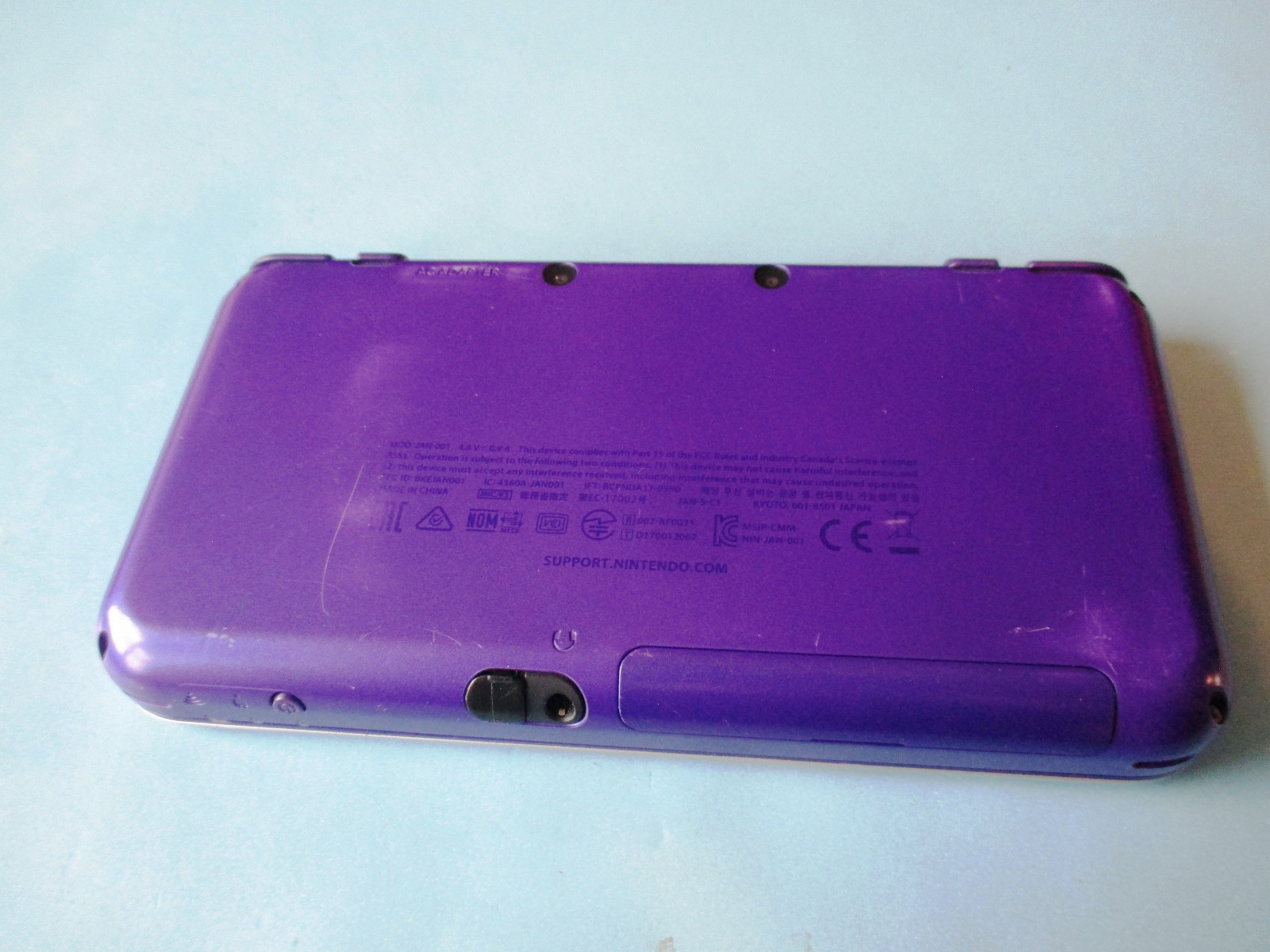 Nintendo 2DS XL Purple & Silver Console System w/Charger FREE Ship!