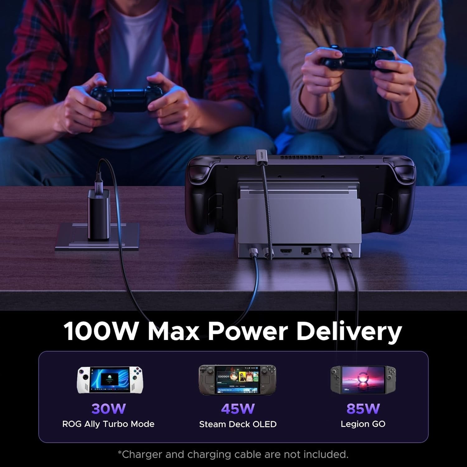 Ultimate Steam Deck Dock with Fast Charging and Extensive Peripheral Support