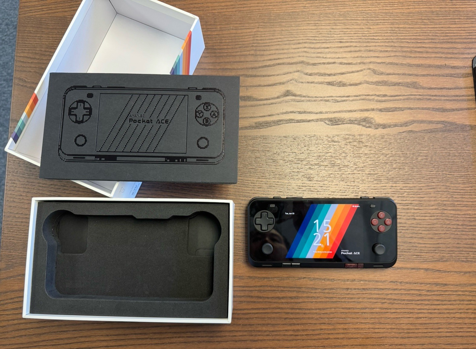 AYANEO Pocket ACE Handheld Android System Black 4.5” Touchscreen 8G + 128G