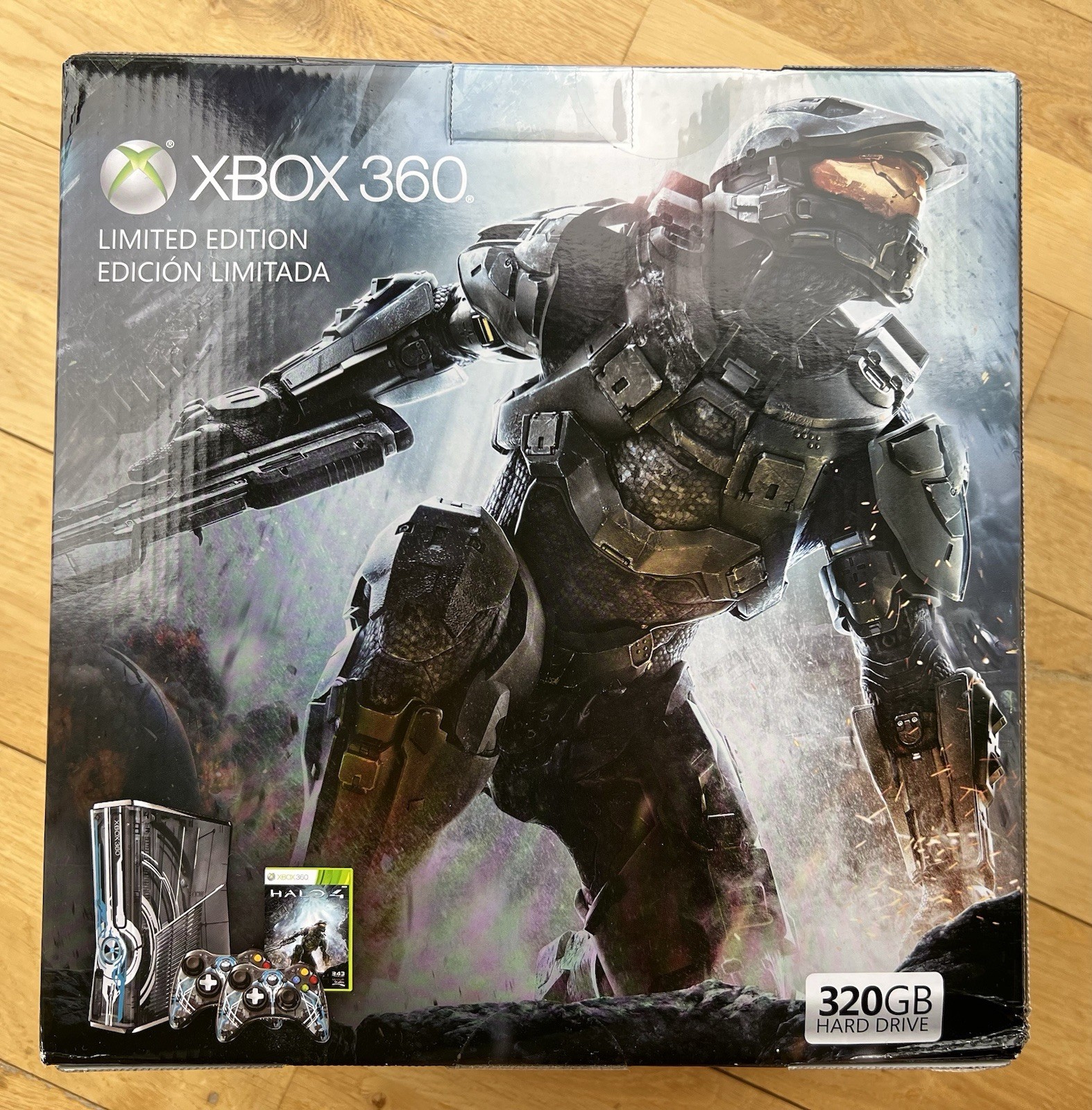 Xbox 360 Halo 4 Console New Sealed Limited Edition Microsoft 320GB Hard Drive