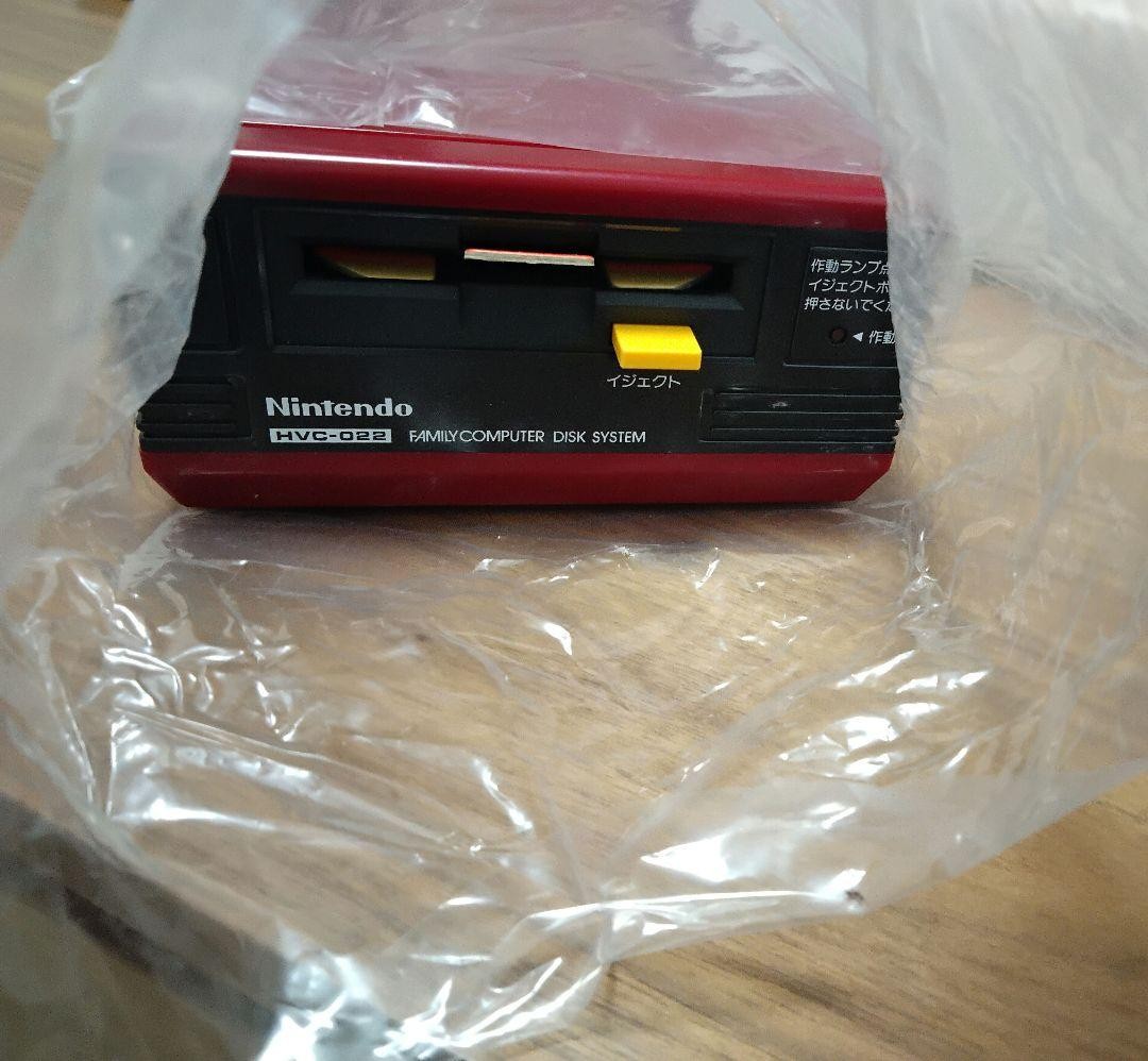 Nintendo Famicom Disk System HVC-022 Unused with AC Adapter Japan s1257M