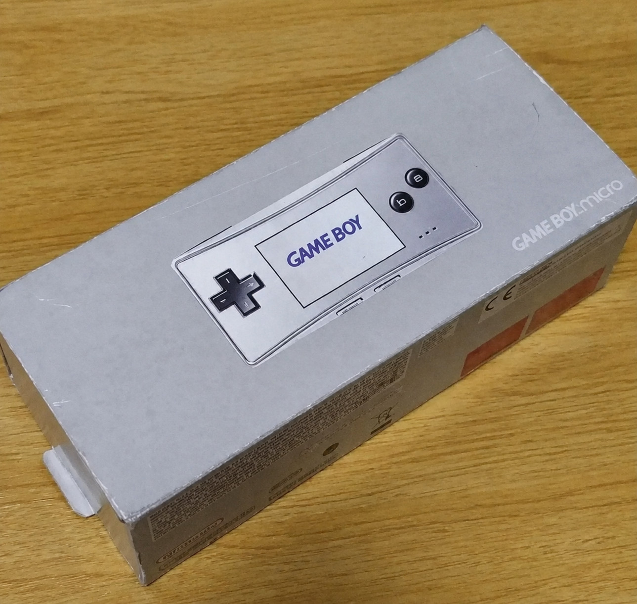 Nintendo Game Boy Micro Silver Console EUR Version Tested Working GBM
