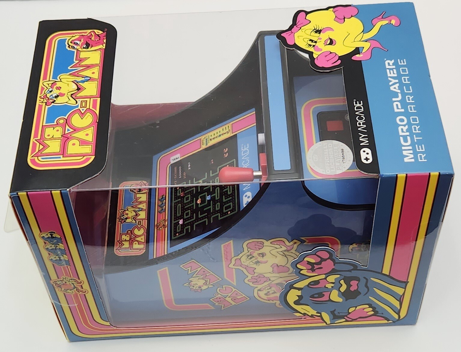 My Arcade Ms.Pac-Man Micro Player Retro Arcade – Multi-Color, New/Factory Sealed