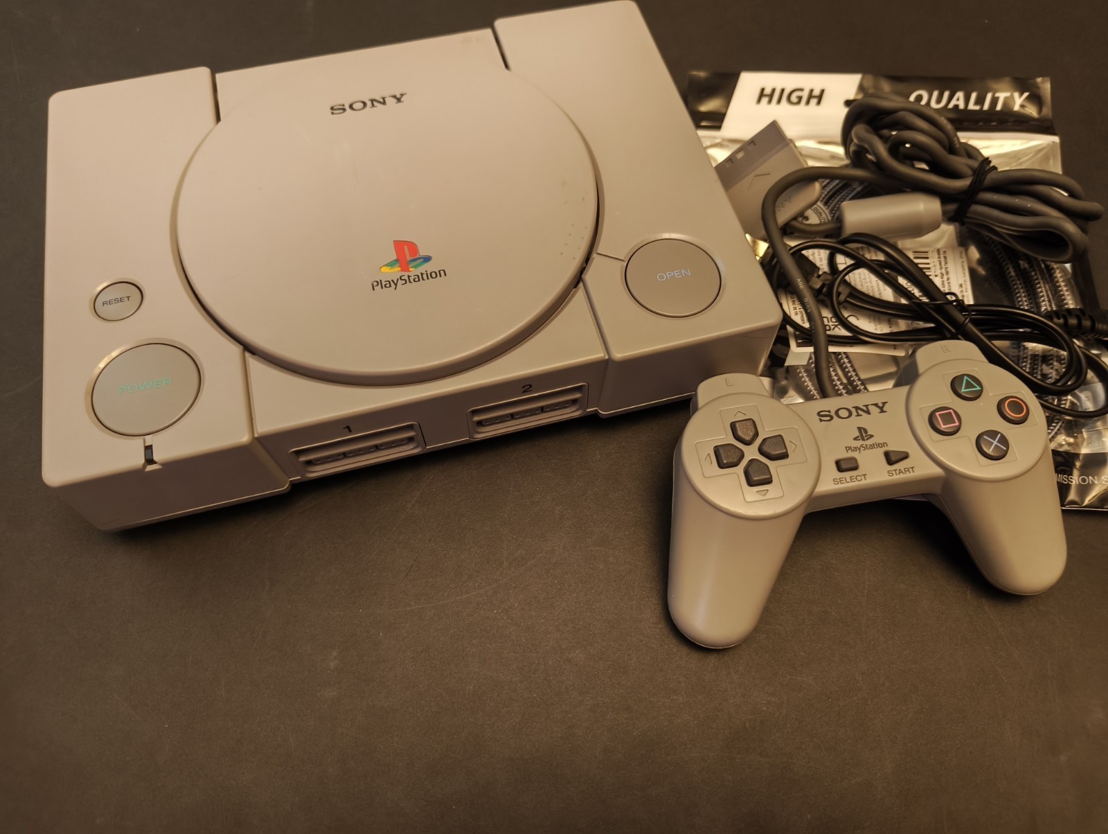 PlayStation 1 PS1 SCPH-7001 PixelFX RetroGEM Shiny Mini-HDMI Power Supply Recap