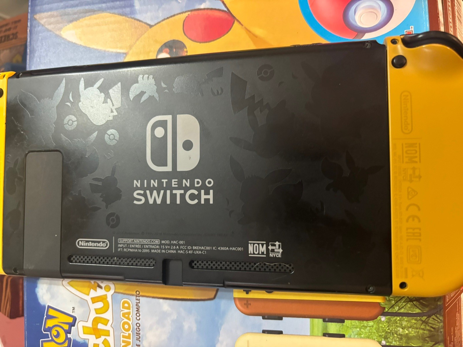 RARE Nintendo Switch Pokemon Let’s Go Pikachu Eevee Limited Edition ConsolTested