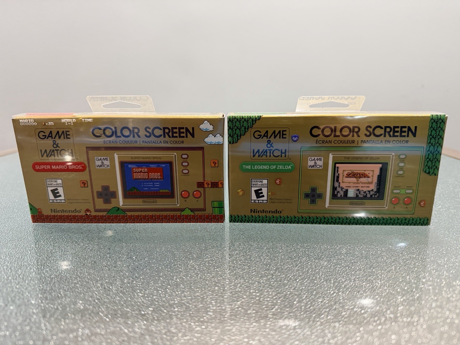 Nintendo Game & Watch Color Screen: Lot Of 2 -Super Mario Bros + Legend of Zelda