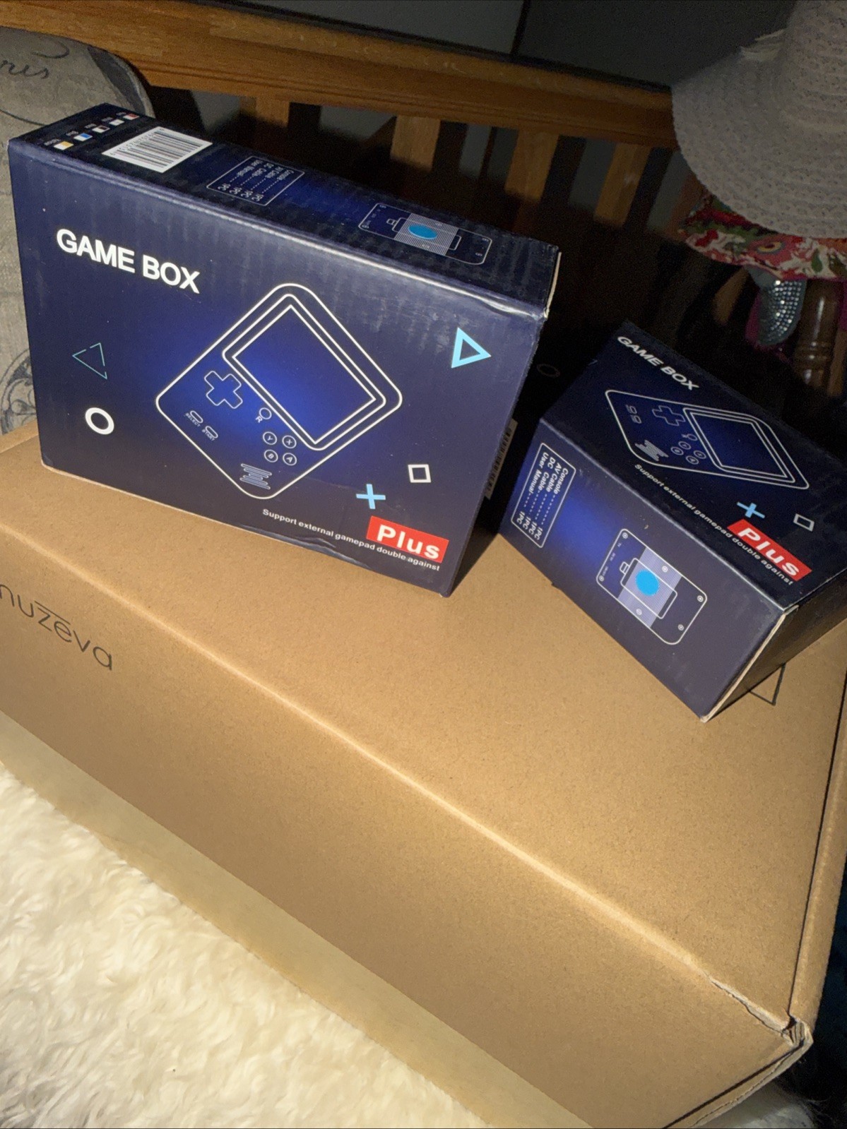 ⭐️⭐️Plus Game Box 400 In 1 Handheld Portable Arcade 4 Blue /1 Teal⭐️Play On TV