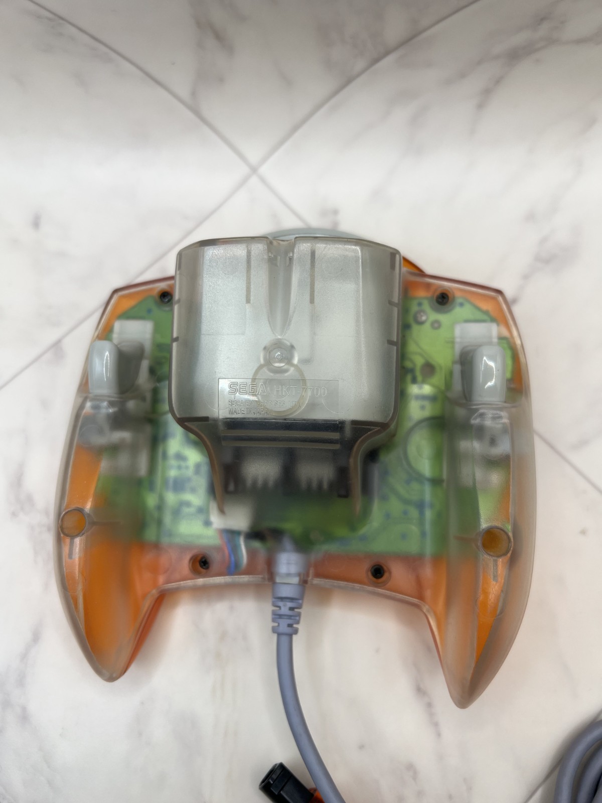 Sega Dreamcast Clear Orange Skeleton Console VA0 Japan – New Battery & Fuse – JP