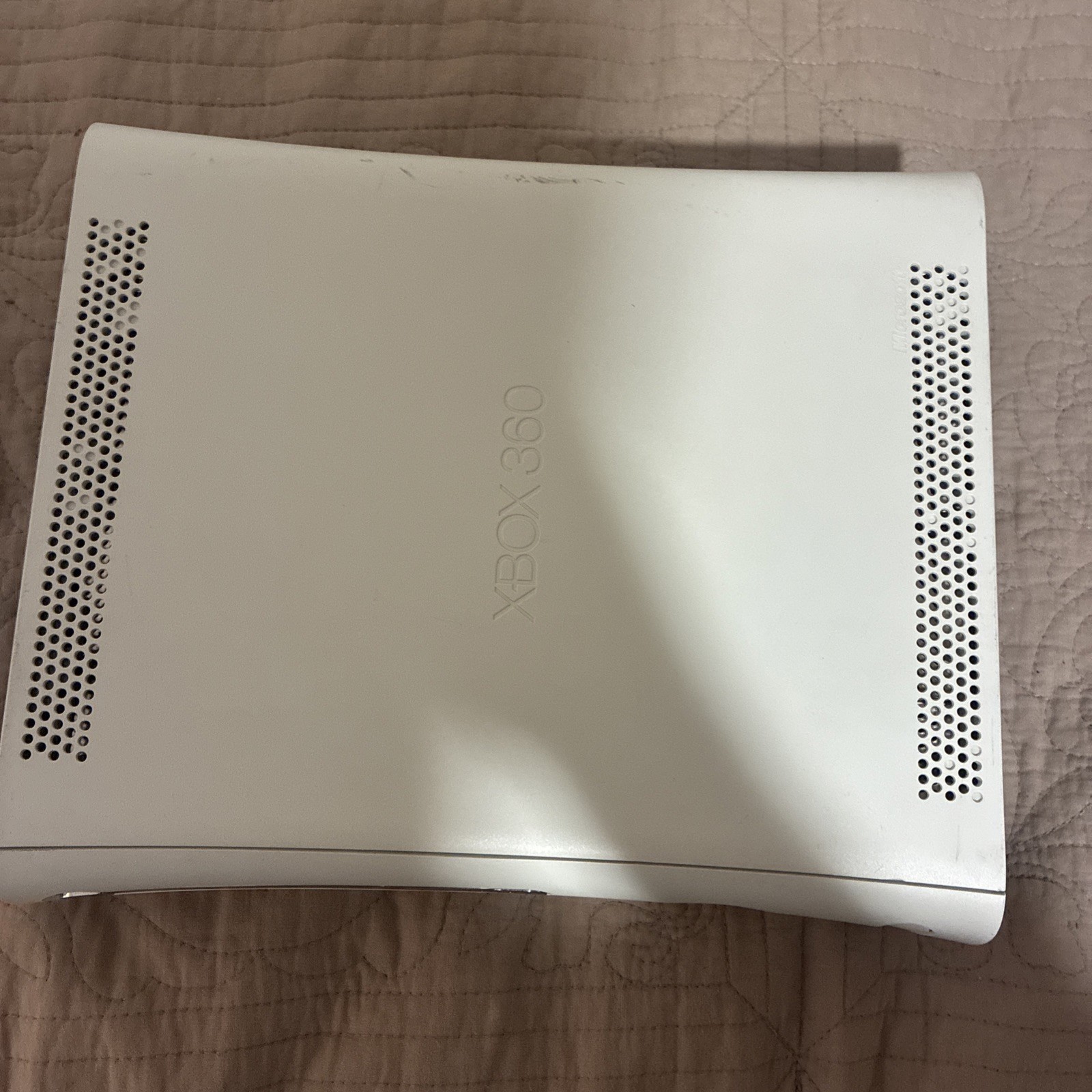 Microsoft Xbox 360 White Console Only – No Cables or Accessories Untested