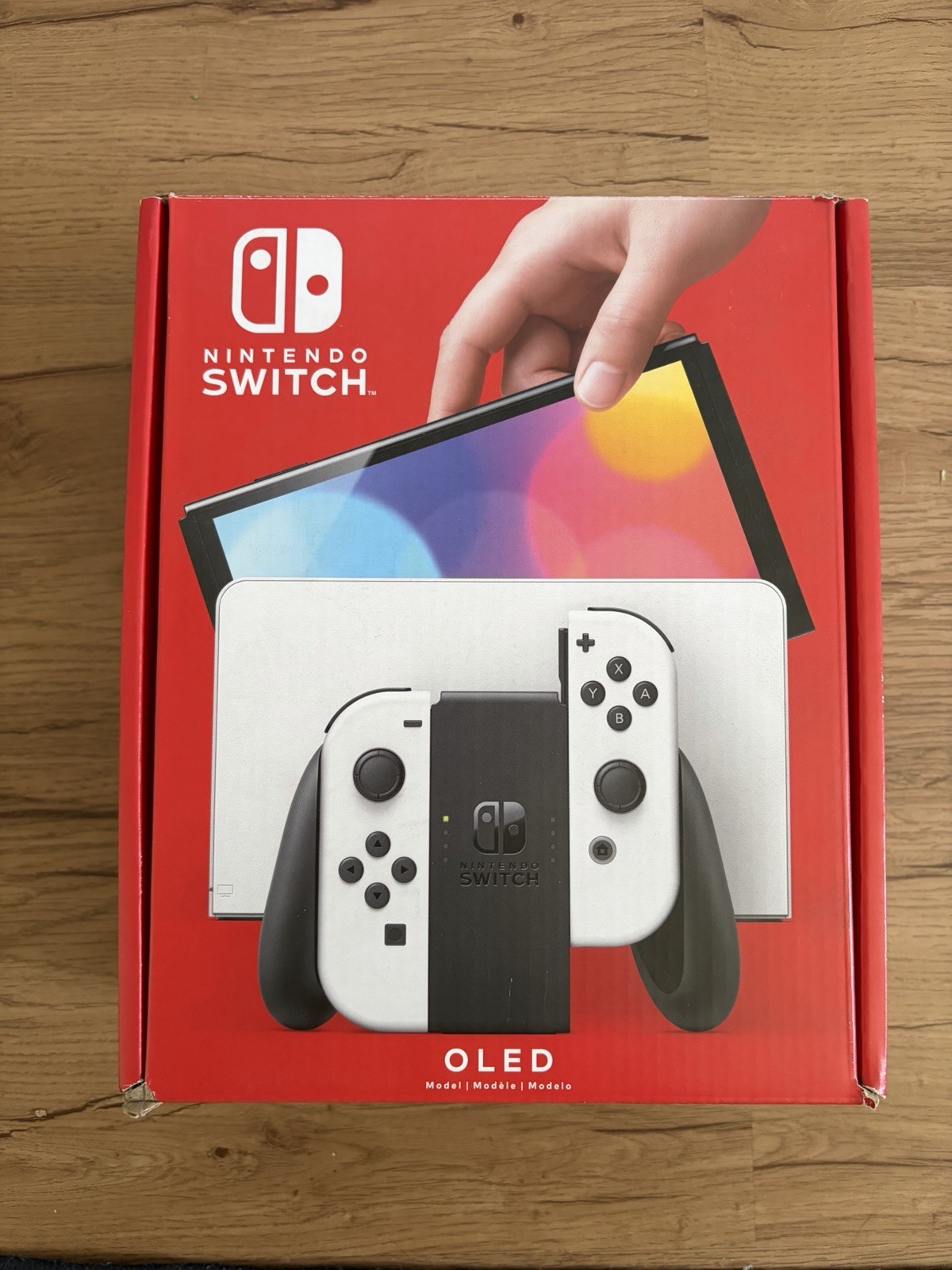 Nintendo Switch OLED White 64GB Bundle – 2 Controllers, F13 CIB, NBA 2K20, Case