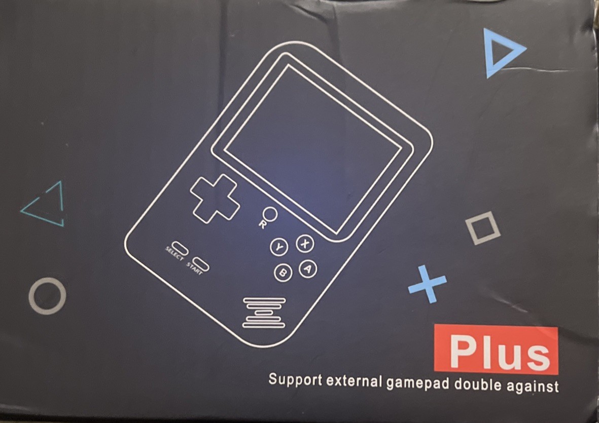 Game Box Plus Handheld Console – Retro Gaming System w/ Preloaded Games