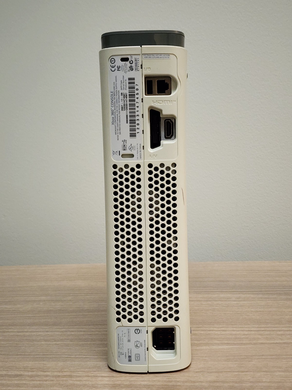 Microsoft Xbox 360 Pro 20GB Console – Matte White w/ Controller + Wi-Fi Adapter