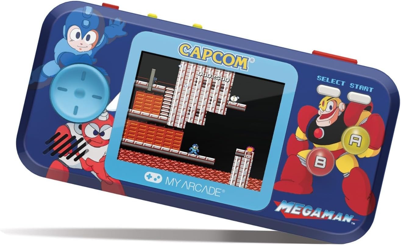 Portable Mega Man Pocket Player: 6 Memorable Arcade Classics in Handheld Format