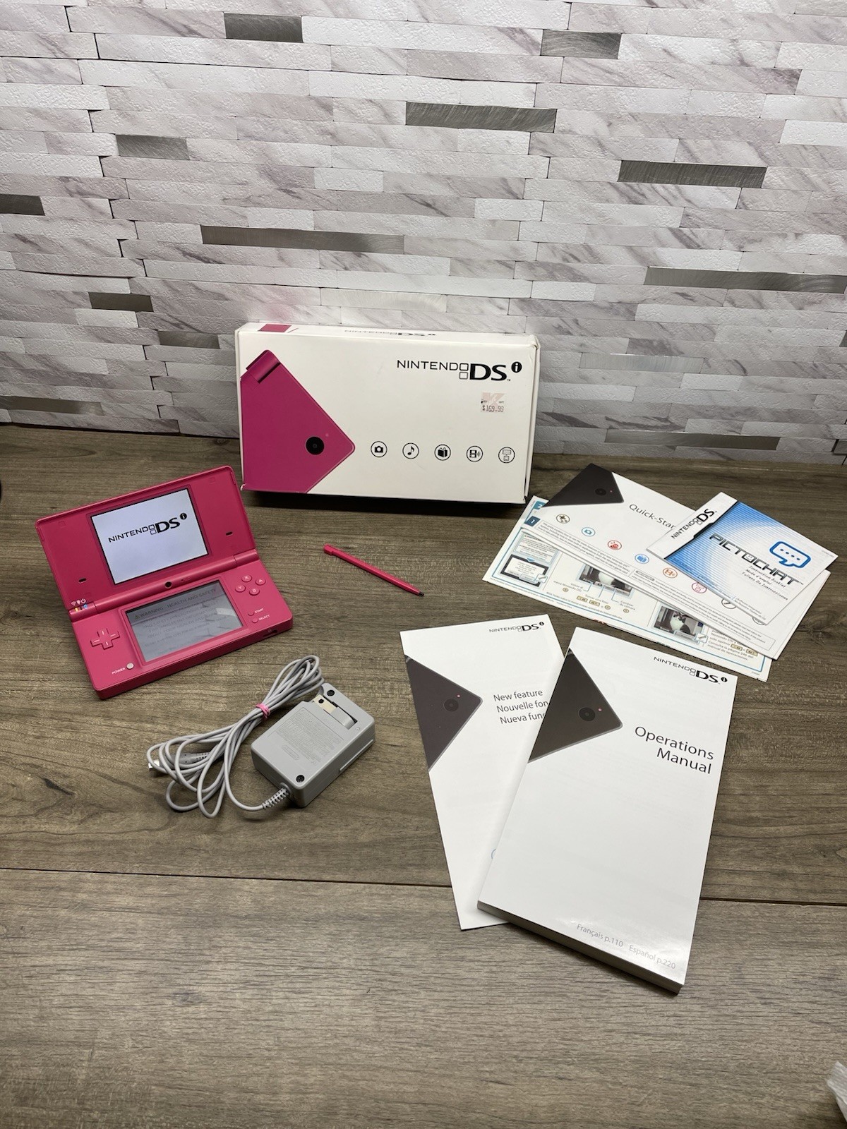 Nintendo DSi Handheld Console PINK – Video Game System Complete In Box Good Cond