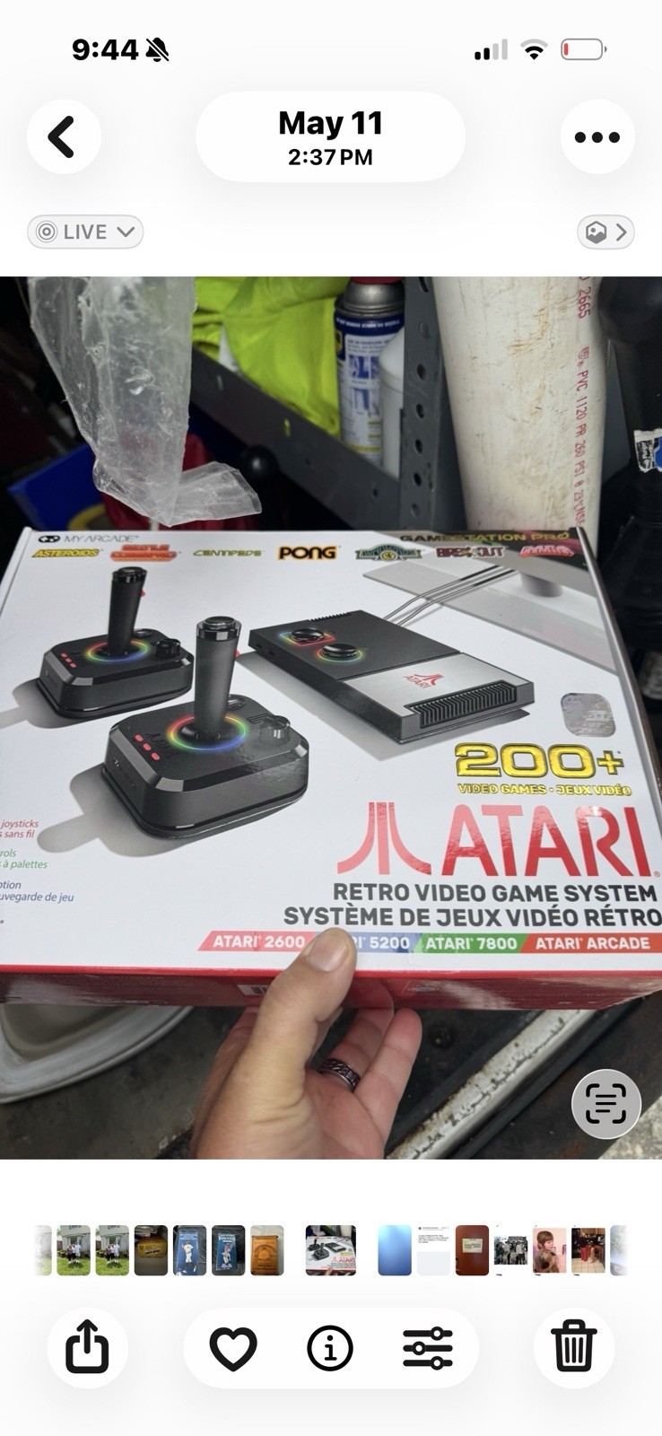 Atari Gamestation Pro Home Console, Black/Silver, 200+ Built-In Games