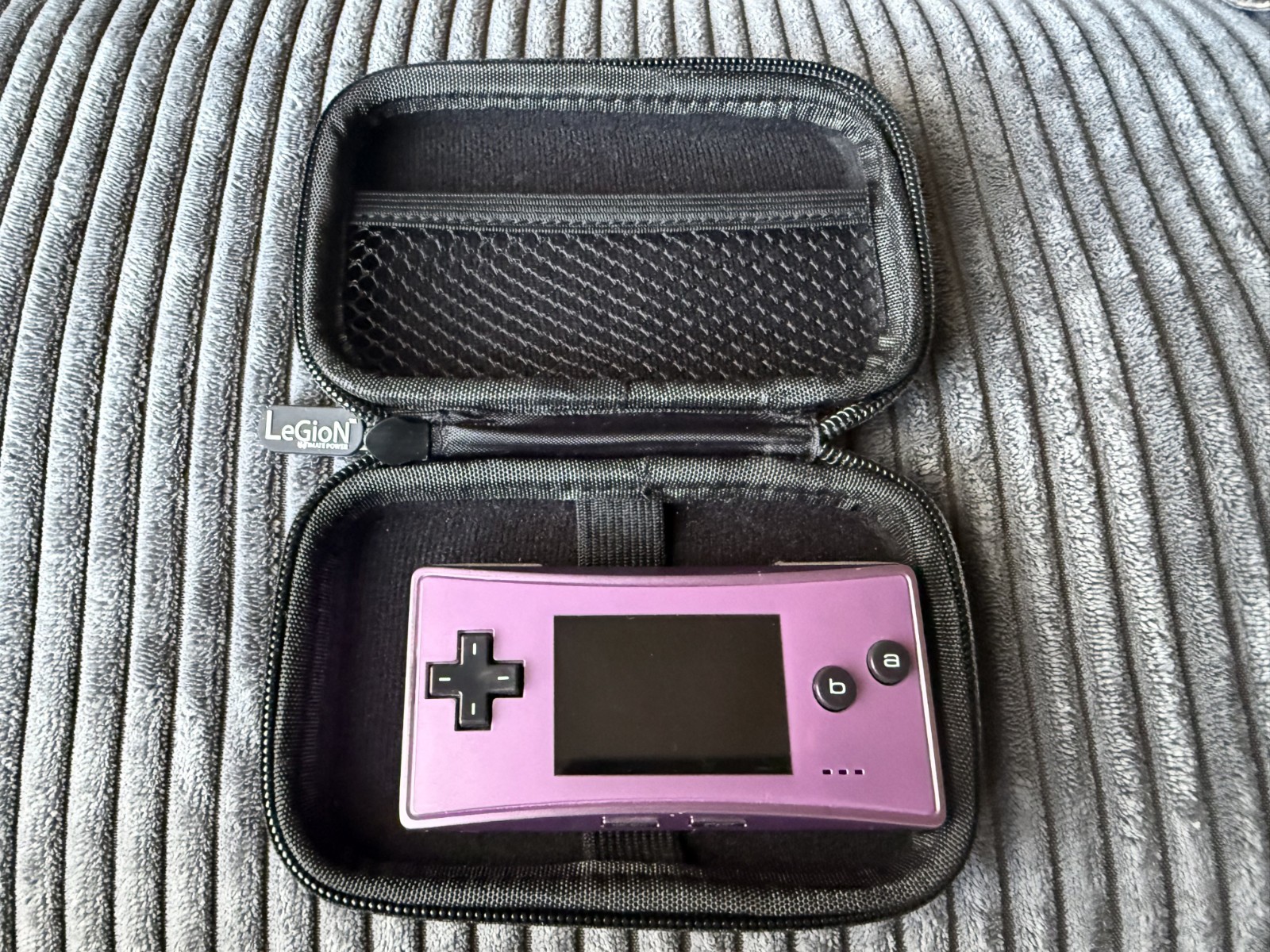GameBoy Micro Console Nintendo Game Boy System Tested Working Charges with Case