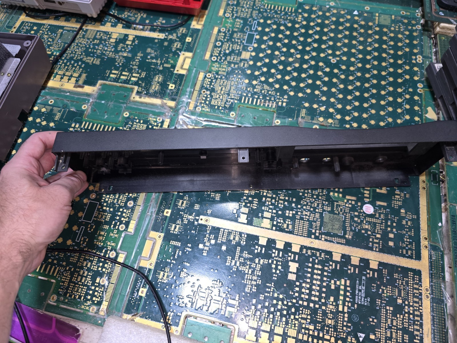 Philips CDI 900 Exact Front Panel Bezel Trim-Just OK Cosmetic-Intact-PARTS-READ