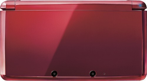 Nintendo Original 3DS Flame Red Handheld System Tested Works! 2