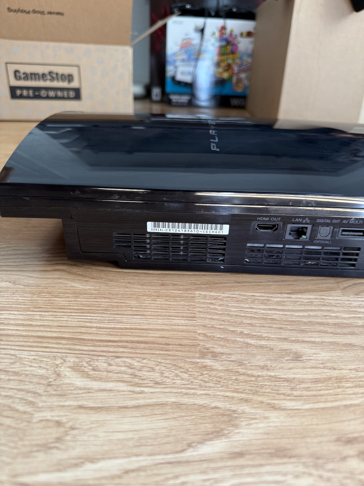 Sony PlayStation 3 PS3 CECHA01 60GB Black Console Tested with NBA Street