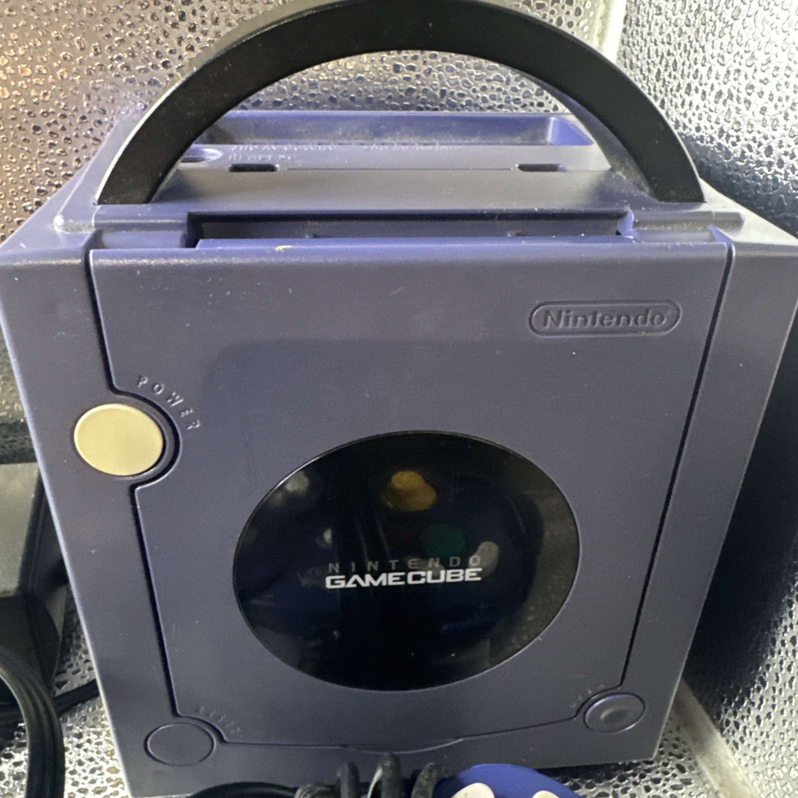 Nintendo GameCube Home Console – Indigo with Controller and Cords Tested!