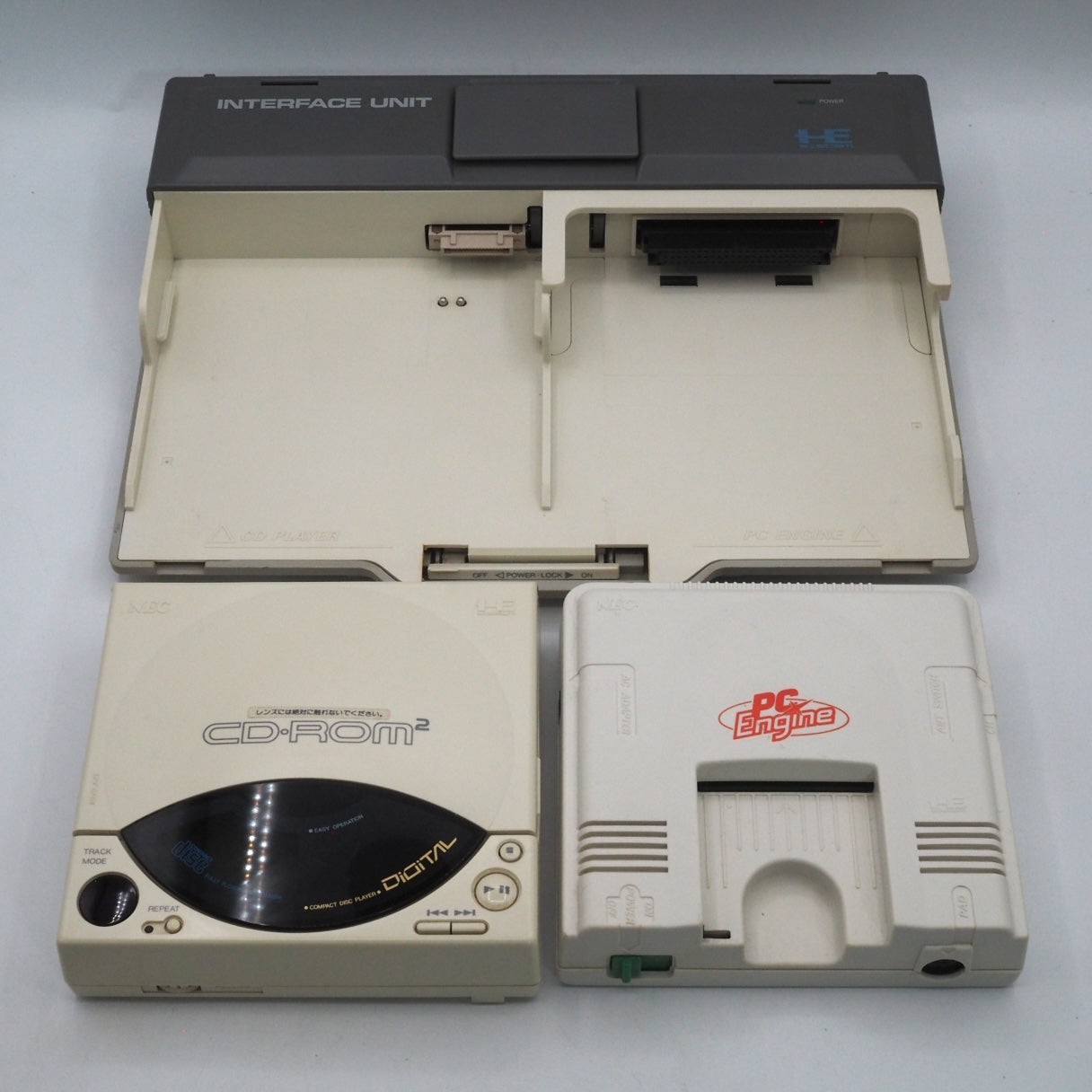 NEC PC Engine INTERFACE UNIT IFU-30 CD-ROM² Console System Boxed Tested Working