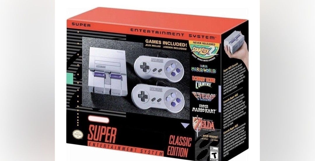 Nintendo Super NES Classic Edition SNES Microconsole HDMI Built-In Games