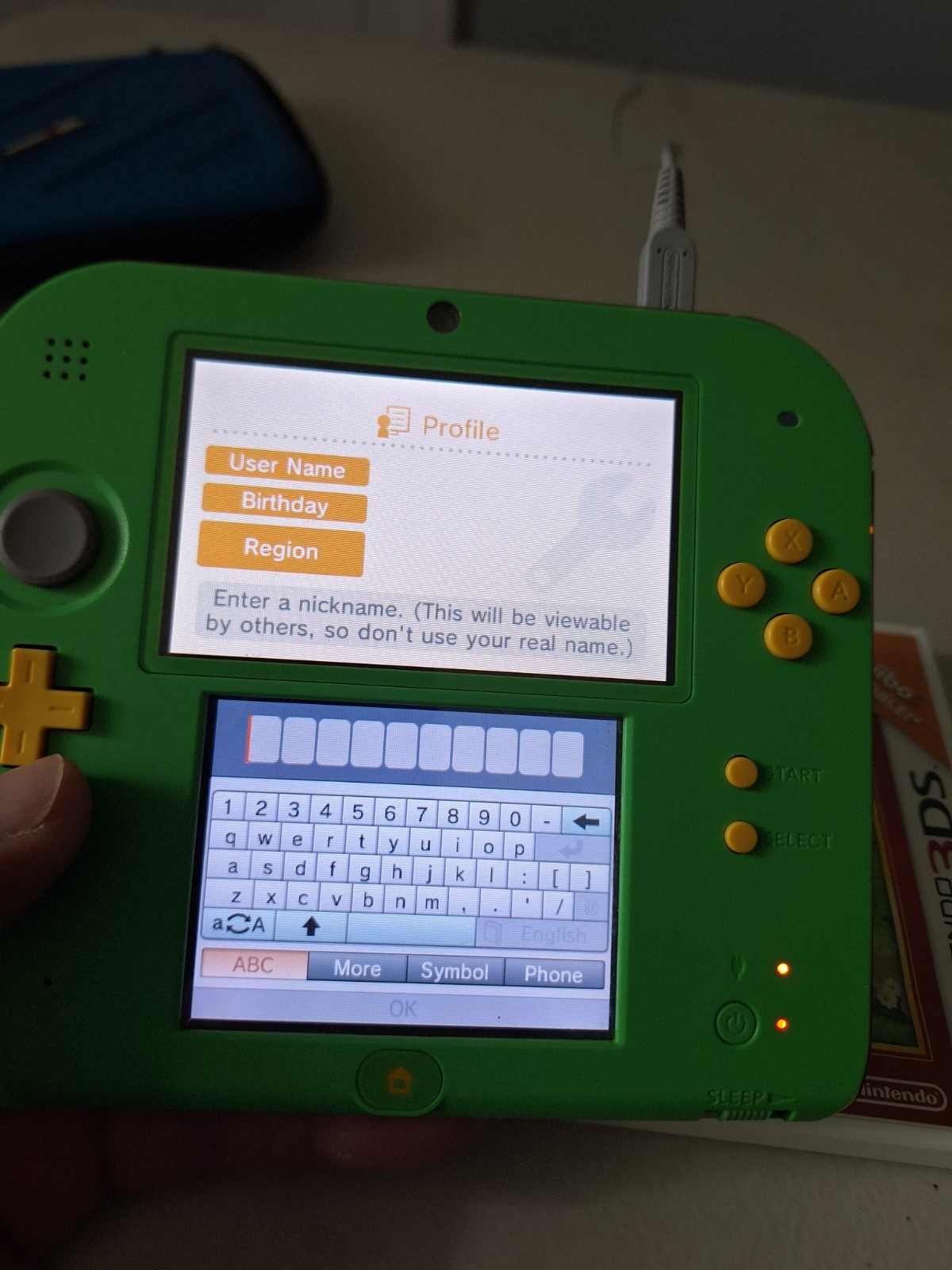 Nintendo 2DS Legend of Zelda Ocarina of Time 3D Green Console w/ Box