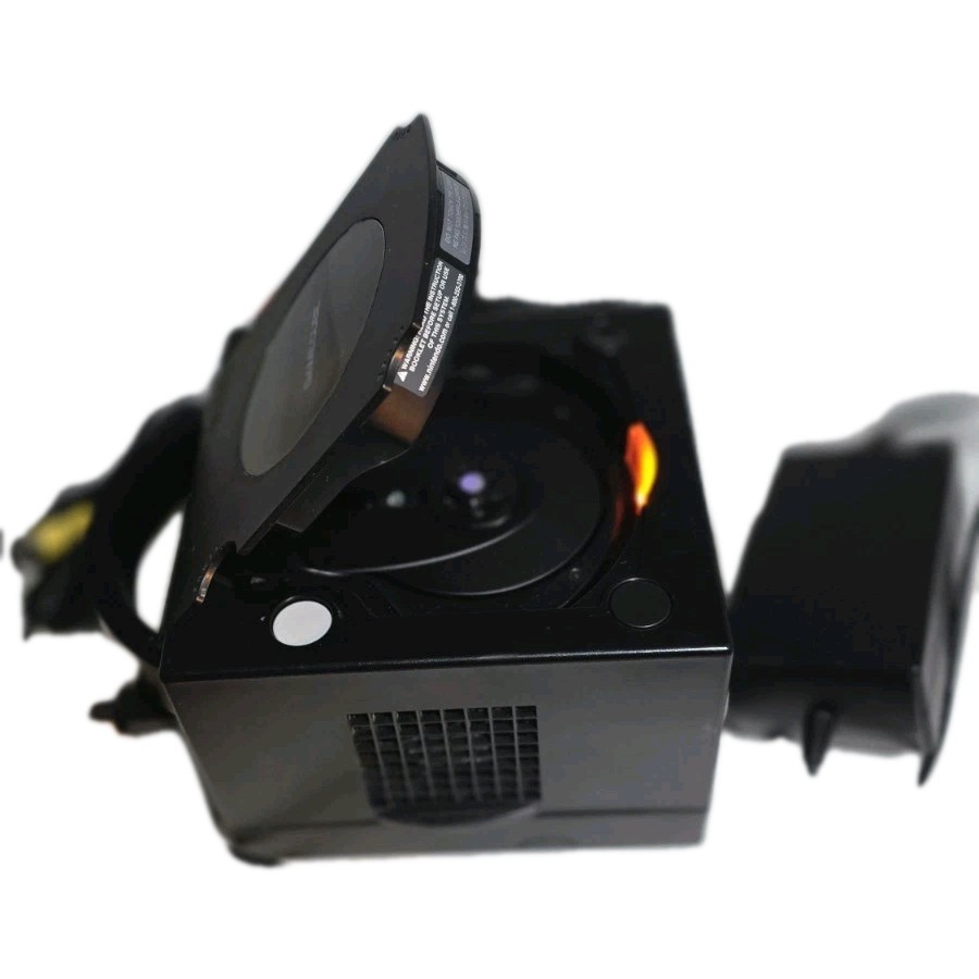 Nintendo GameCube System DOL-001 Black w/Power Adapter and Jack’s. Clean. Tested