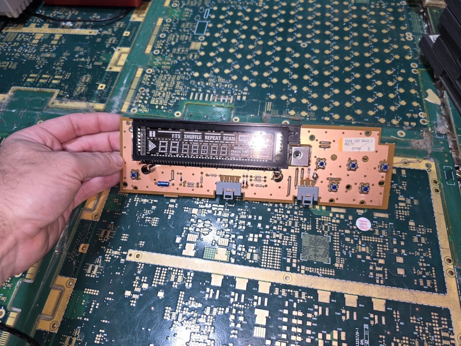 Philips CDI 910 Exact LED Front Panel Button -Not Fully Tested-Intact-PARTS-READ